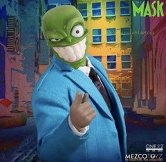 Mezco Toyz One:12 Collective The Mask Deluxe Action Figure w/ Stand & Guns