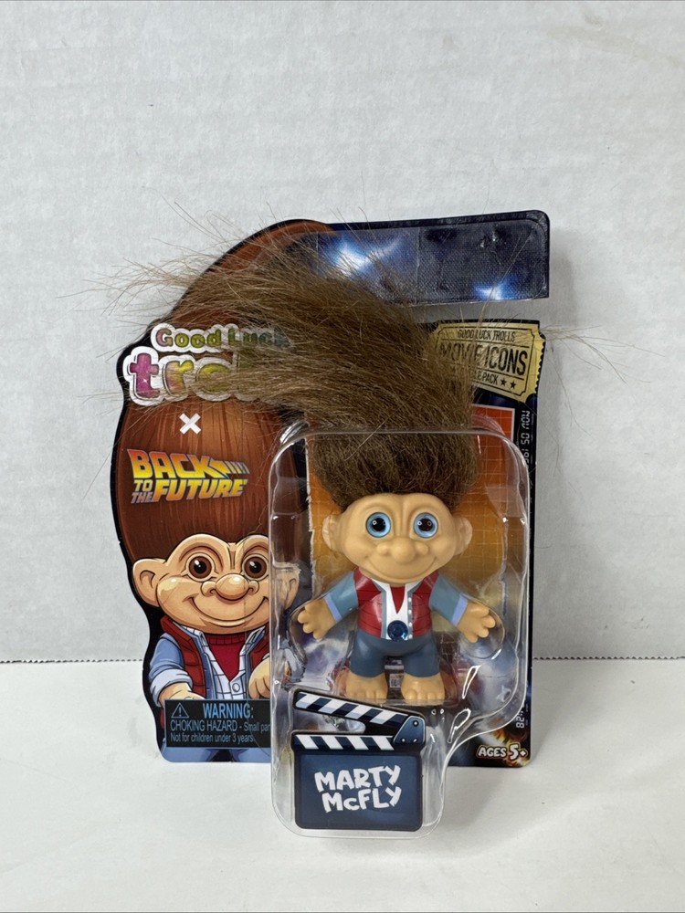 MARTY MCFLY BACK TO THE FUTURE Good Luck Troll Doll