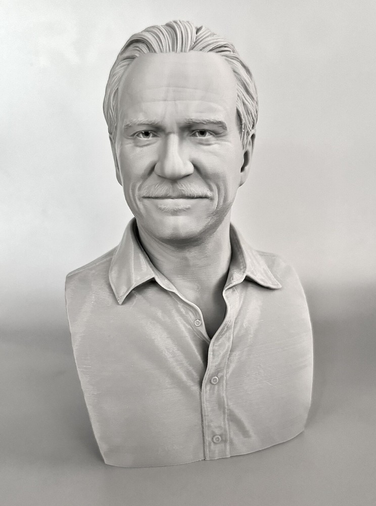 Better Call Saul / Breaking Bad Lalo Salamanca 3d printed Bust 6.5 inches Gray