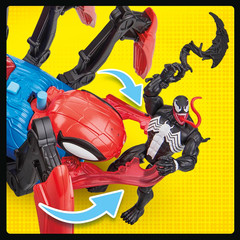 Marvel Car Playset with Blast Feature and Action Figure for Kids Ages 4 and Up