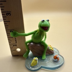 Vintage Applause Kermit the Frog Rock Fish Figurine Muppets Collectible PVC