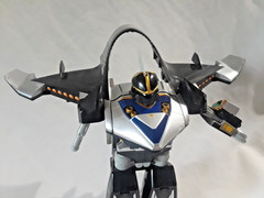 2000-01 Bandai MMPR Power Rangers Time Force DX Time Shadow Megazord as is