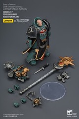 JOYTOY Warhammer 40K 1/18 Sons of Horus Dark Emissary Consul with Staff of Dark