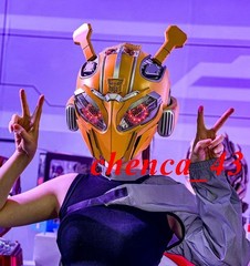 US Now!! 1:1 Killerbody Transform Bumblebee Arm Cannon or Bumblebee Helmet Gift