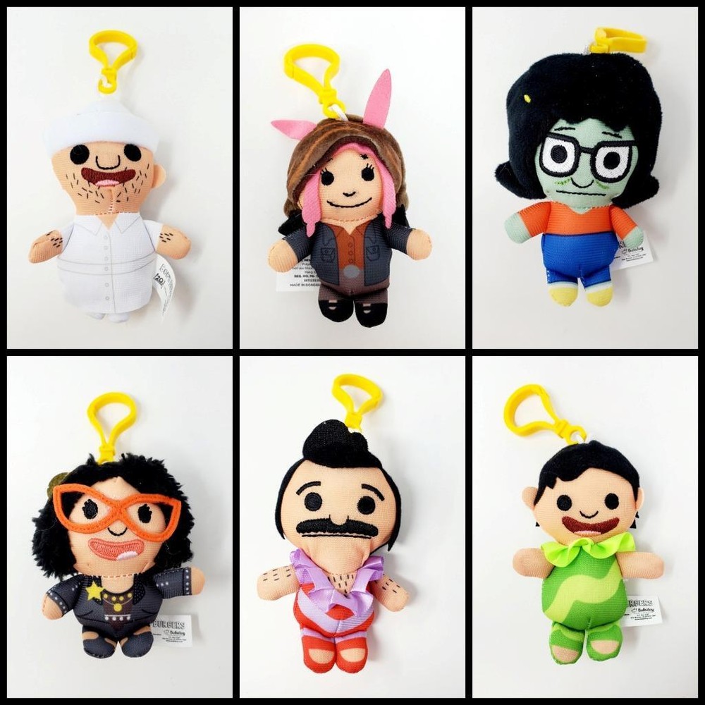 Bob’s Burgers Plush Dangler Clip : Series 4 – YOU CHOOSE!