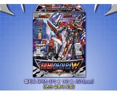 Metal Cardbot W Heavy Iron W Transforming Robot Official SAMG Korea NEW