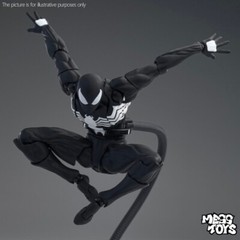 CT Toys Messtoys Symbiote Spider-Man Black Spider Action Figure Boxed (US STOCK)