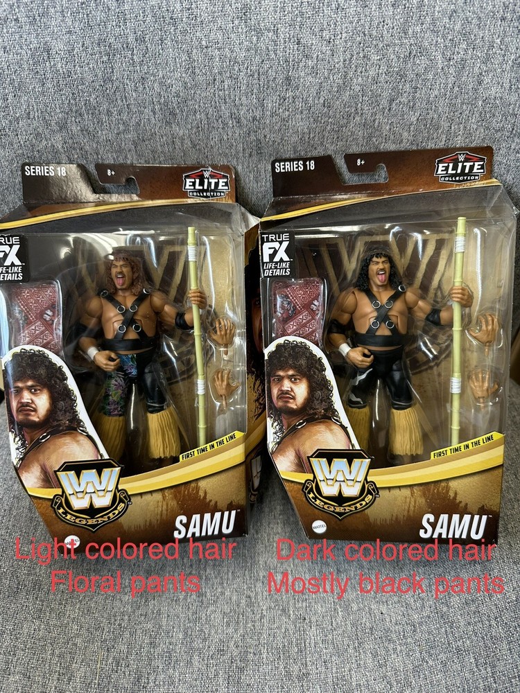 NEW/DMG BOX – WWE Legends Elite Collection – SAMU – PICK VARIATION!!