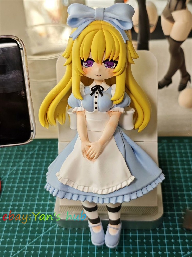 18cm Black Souls 2 Blacksouls2 Alice Handmade Clay Model with Dust Cover