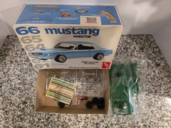 66 Mustang Hardtop 1/25 Model Kit AMT Vintage MIB NEW Unbuilt