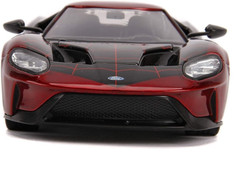 Jada Toys Marvel Miles Morales & 2017 Ford GT 1:24 Scale Die-Cast Car