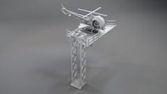 BATMAN Batcave BatCopter Playset 1966 3D Printed 1:35 for Toy Cave Bat Cave
