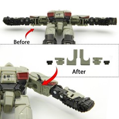 Arm Leg Foot Filler Upgrade Kit For TF ONE SS-114 Megatank – Fills Accessories
