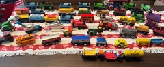 48 THOMAS THE TRAIN & FRIENDS Wood, Vintage, Metal, Buildings, Track, People +++