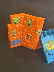 TMNT 1990 Oozey Playset Parts Playmates VTG Foot Cannon Ninja Turtles HTF Lot