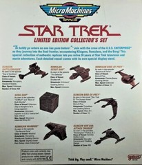 Galoob Micro Machines Star Trek Multi-Color Starships TOS TMP TNG DS9 Voyager