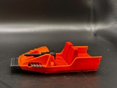 Vtg 1985 1980’s M.A.S.K. Orange Gator Hydroplane boat with gun accessory Kenner