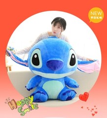35-65cm Genuine Disney Kawaii Large Stitch Plush Toy Cute Anime Peripheral Plush