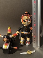 1212CREATIONS Chuuni Kaijin with Bicycle Sofubi Hakaba no Garou No.4/20