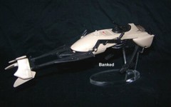 acrylic display stand for the vintage Kenner Star Wars ROTJ Speeder Bike