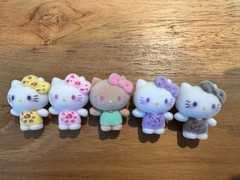 Mini Hello Kitty Figures 5cm Cute Gift DIY Decor Toys Sitting and Standing set