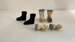 Vintage Gilbert 1960’s MOON McDARE Astronaut Boots, Gloves, Priced To Sell! ￼