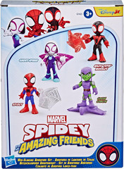 Marvel Web-Slinging Adventure Set, 3-Inch-Scale (7.6 Cm) Action Figure Set, Spi