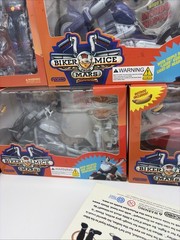 Nacelle Biker Mice From Mars Modo, Vinnie, & Throttle Action Figure w/ Bikes LOT