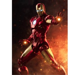 HiPlay ZD Toys Anniversary Series: Iron Man Illuminated Edition Action Figure