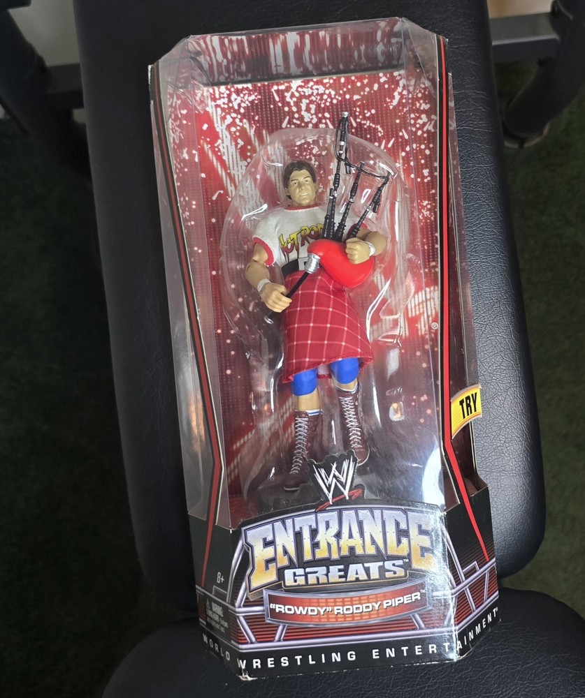 WWE Entrance Greats Rowdy Roddy Piper Figure 2010 Mattel Sealed See Description