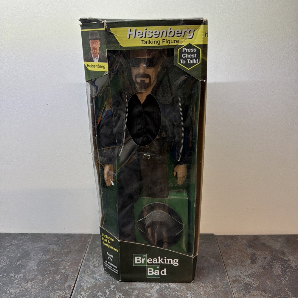 Breaking Bad Heisenberg 17″ Talking Action Figure Doll Walter White NEW