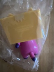 Lankybox Lot Figure, 2 Mircrofigures, 3 Stickers Ghostly Glow Pack Boxy