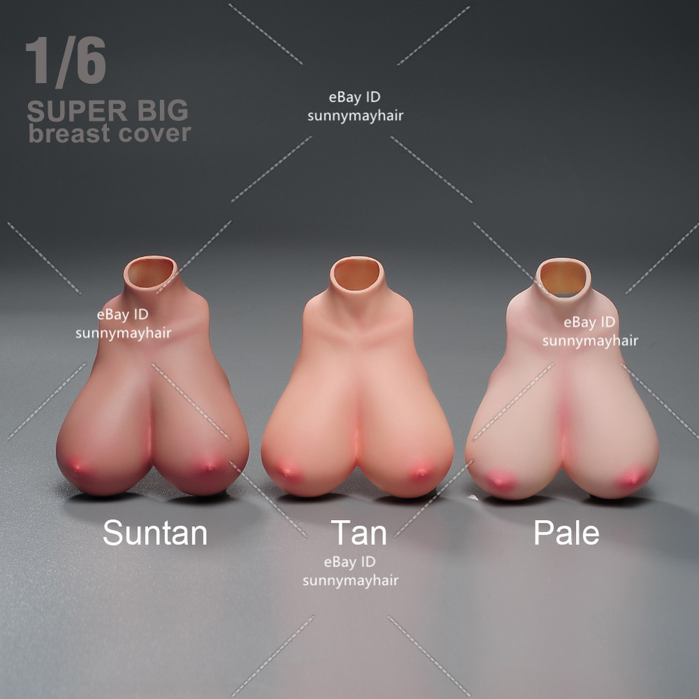 1:6 Female Breast Cover Big Bust Replacement Model For 12” PH TBL Figure Body