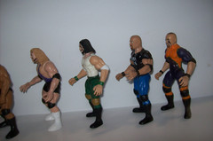 Lot of Vintage 1990s Jakks Pacific Wrestling Action Figures WWF