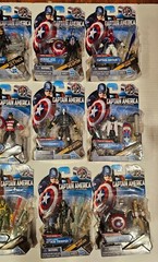 CAPTAIN AMERICA The First Avenger COMPLETE SET LOT Comic, Movie, Concept Figures