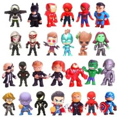Exclusive 26 Pcs Marvel Avengers Mini Figure Set Super Heroes Toys Cake Topper