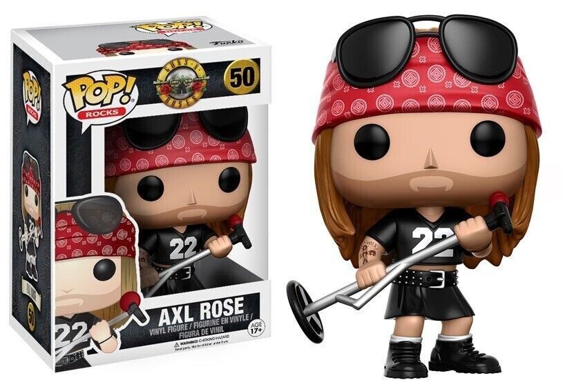 GUNS & ROSES AXL ROSE 3.75″ POP ROCKS VINYL FIGURE FUNKO 50 IN STOCK