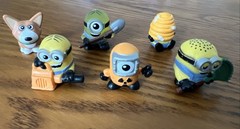 Set Of 6 Pieces MINI Mineez Despicable Me Series 1 Collector “Mower Minion”