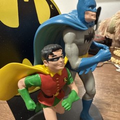 Batman and Robin Statue 1996 Hallmark DC COMICS Golden Age