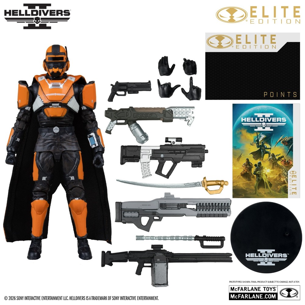McFarlane Elite Edition #11 . CE-25 Trench Engineer . HELLDIVERS 2 . Instock!