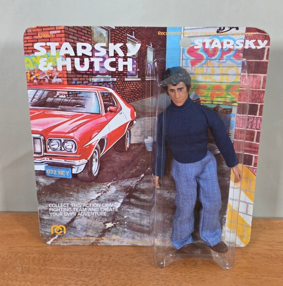 New Sealed Mego Starsky & Hutch 8 Inch Action Figure Doll MOC 1976 Vintage