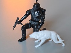 Vintage GI Joe Snake Eyes V2 Complete with File Card 1985 Hasbro