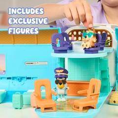 MOOSE TOYS BLUEY 3-IN-1 AIRPLANE TOYS FOR KIDS PLAYSET – MULTICOLOR