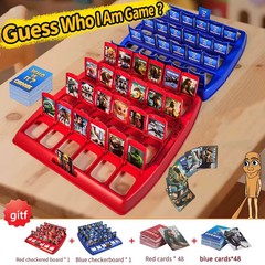 Italian Brainrot Guess Who I Am Game Puzzle Card Game Tung Tung Sahur Tralarero