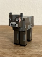 Minecraft Cow Video Game 3” Action Figure Abs Plastic Jazwares Toy