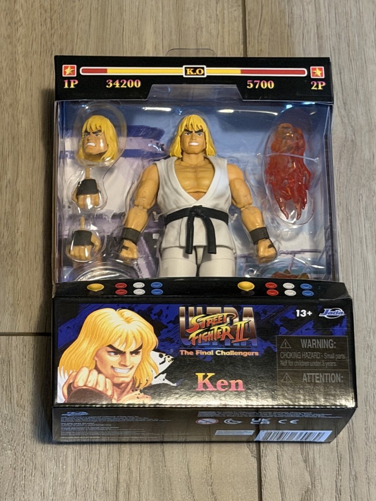 Jada Toys Ultra Street Fighter II Ken Player 2 Ver 6in