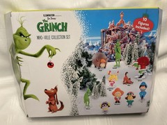 Dr Seuss The Grinch Who-ville Collection 10 Piece Set Action Figures 2018 NIB