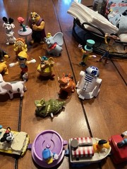 McDonald’s Toy Lot, Disney,Misc, 4 Resin Figures, 8 Piece 50th Anniv. Railway