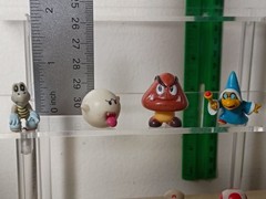 12-PK SUPER MARIO MicroLand 1″ Jakks Nintendo Boo Morton Yoshi Kamek Penguin LOT