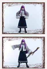 SP-FR-2PK: 1/12 custom winter outfits & travel case set for SHF Frieren and Fern